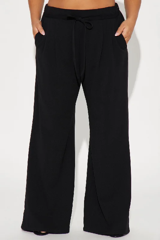 Name Your Game Trouser Pant - Black