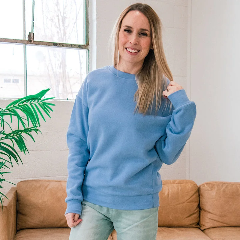 Favorite Sweatshirt - Powder Blue FINAL SALE