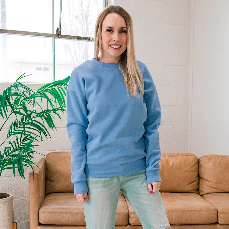 Favorite Sweatshirt - Powder Blue FINAL SALE