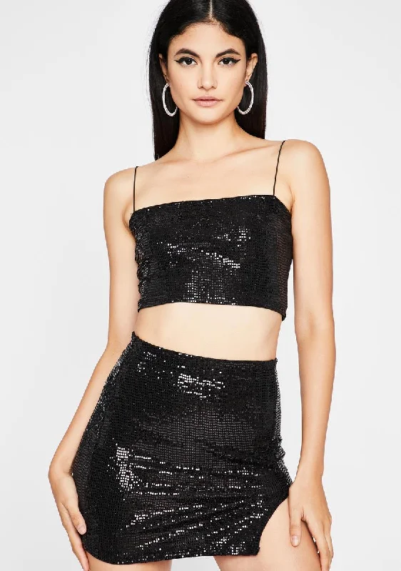 Night Death By Disco Sequin Set