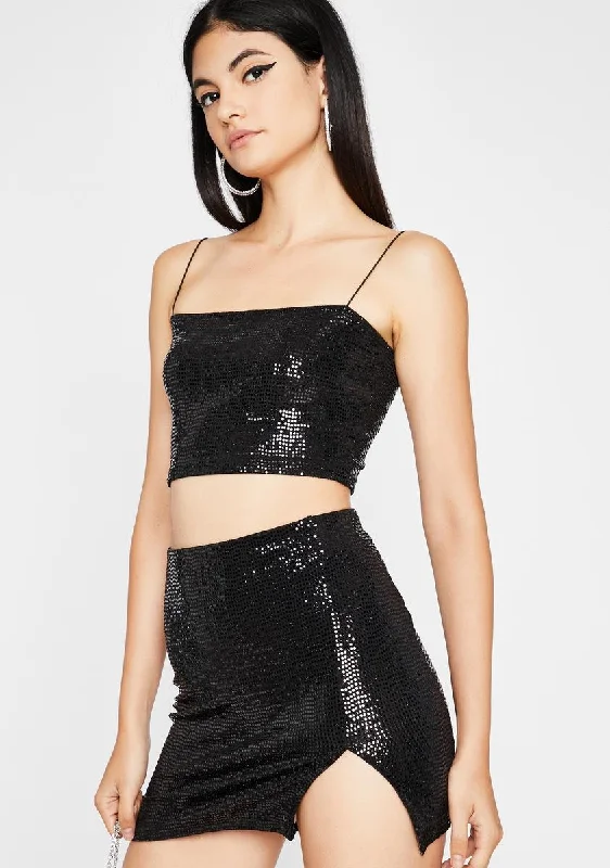 Night Death By Disco Sequin Set