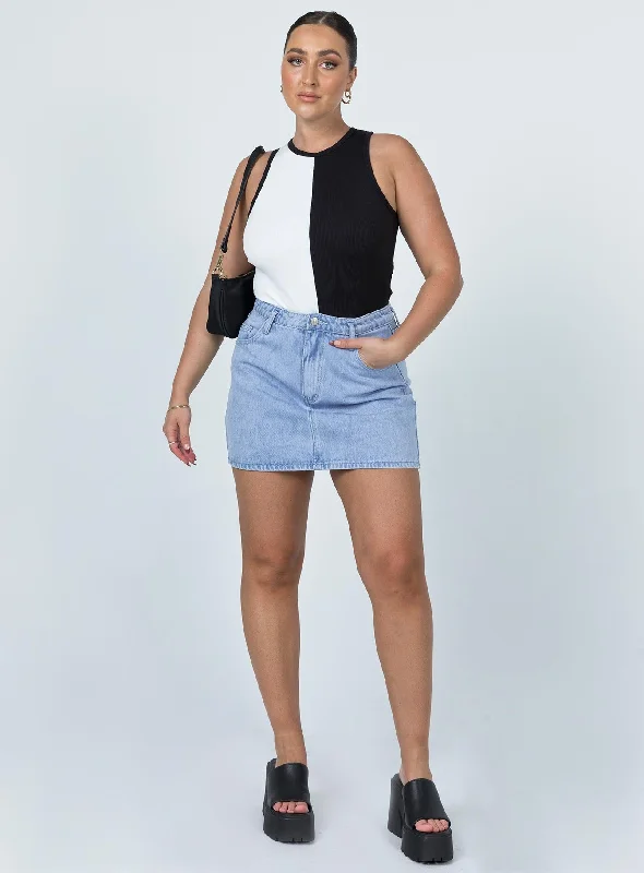 Nikki Denim Skirt