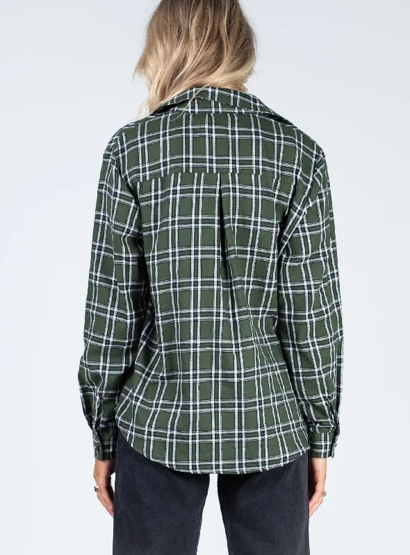 Nora Shirt Forest Green