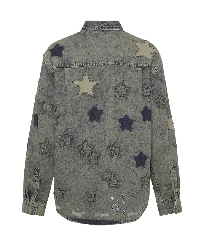 PETROL GREEN STAR EVERYDAY SHIRT