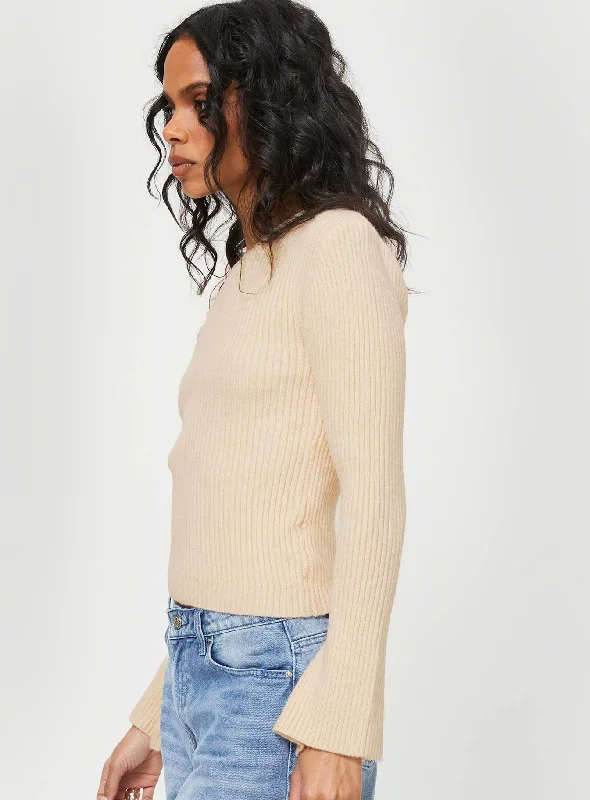 Phillips Cold Shoulder Sweater Cream