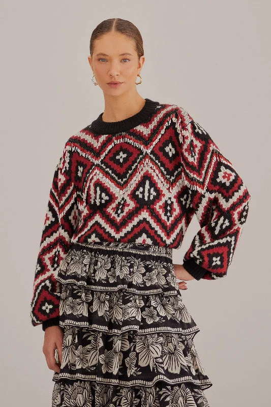 Rauti Beaded Knit Sweater