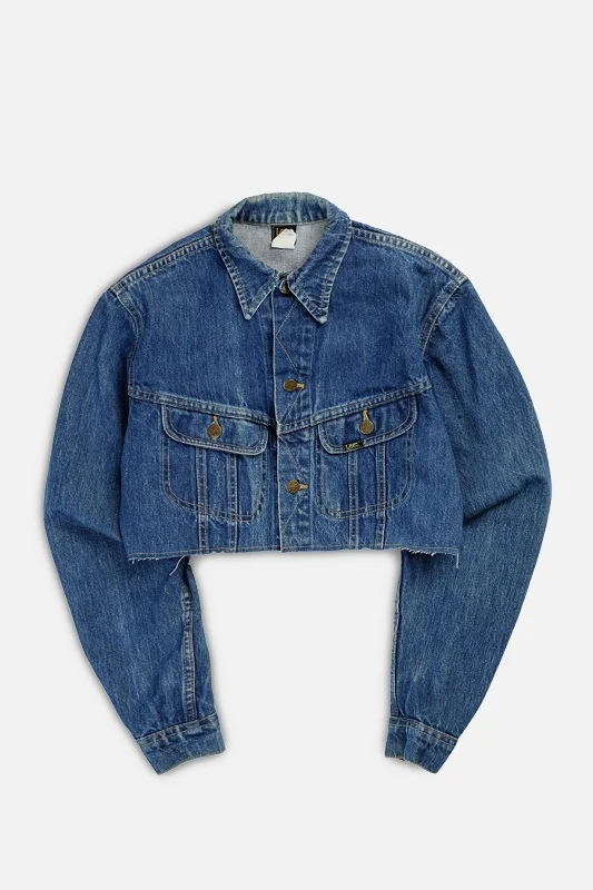 Rework Vintage Lee Crop Denim Jacket - S