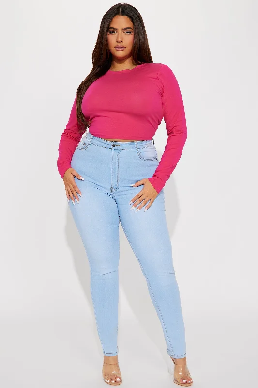 Robin Long Sleeve Top - Magenta