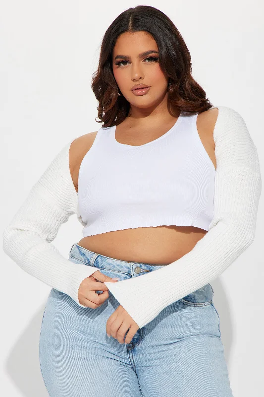 Robyn Bolero Sweater - Ivory