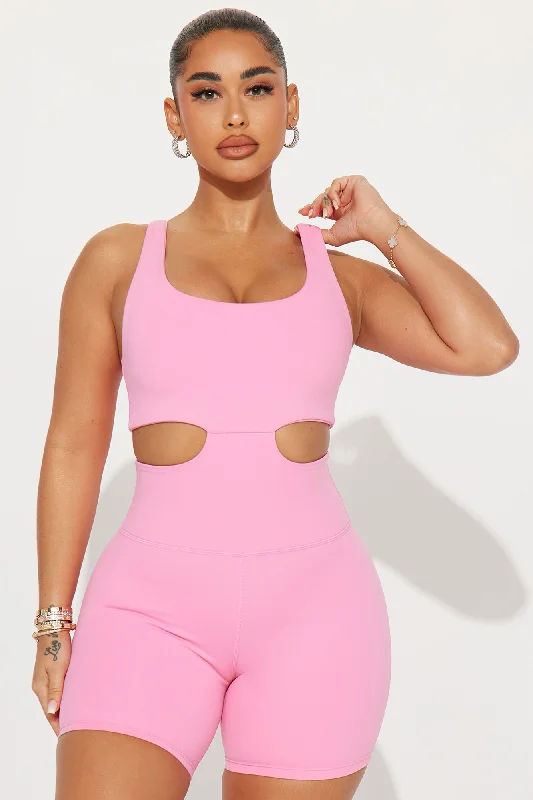 Rotation Super Soft Active Romper - Bubblegum