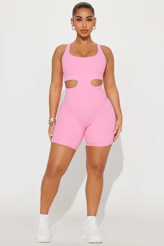 Rotation Super Soft Active Romper - Bubblegum