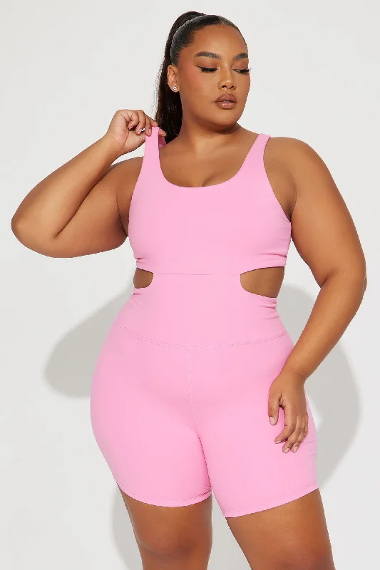 Rotation Super Soft Active Romper - Bubblegum