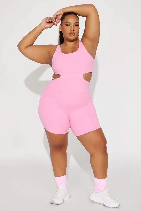 Rotation Super Soft Active Romper - Bubblegum