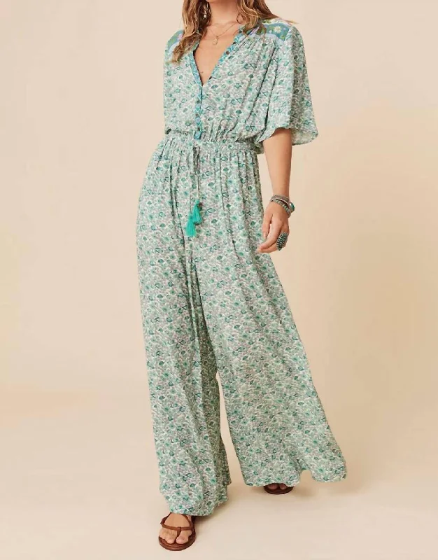 Sienna Jumpsuit In Green