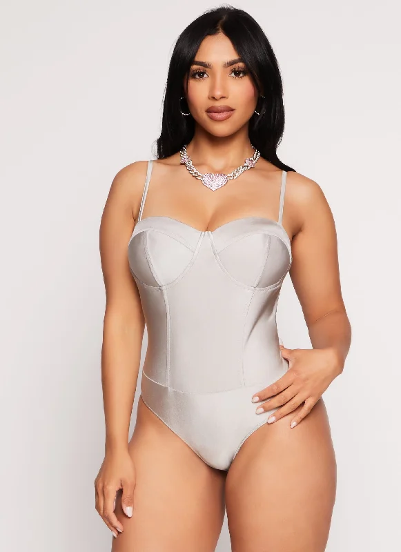 Haute Monde Padded Bustier Bodysuit