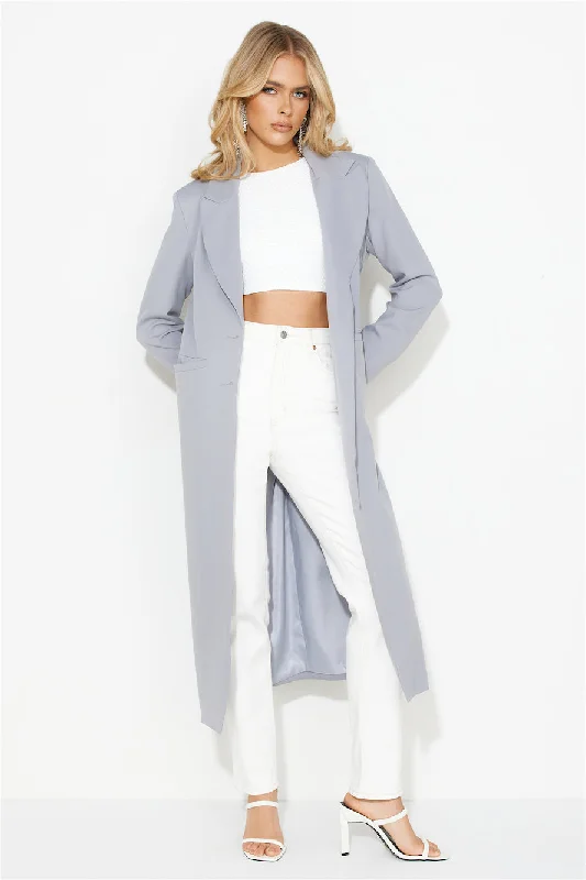 SNDYS The Noella Blazer Light Grey