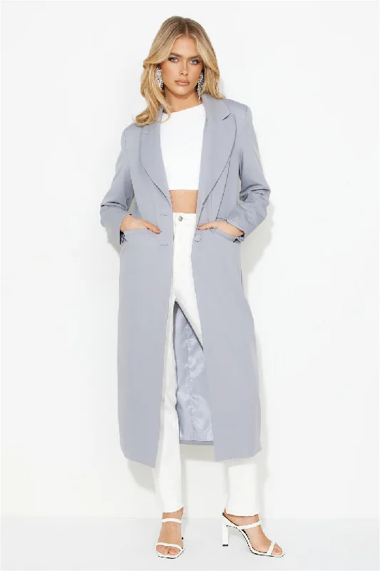 SNDYS The Noella Blazer Light Grey