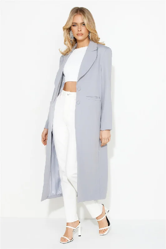 SNDYS The Noella Blazer Light Grey