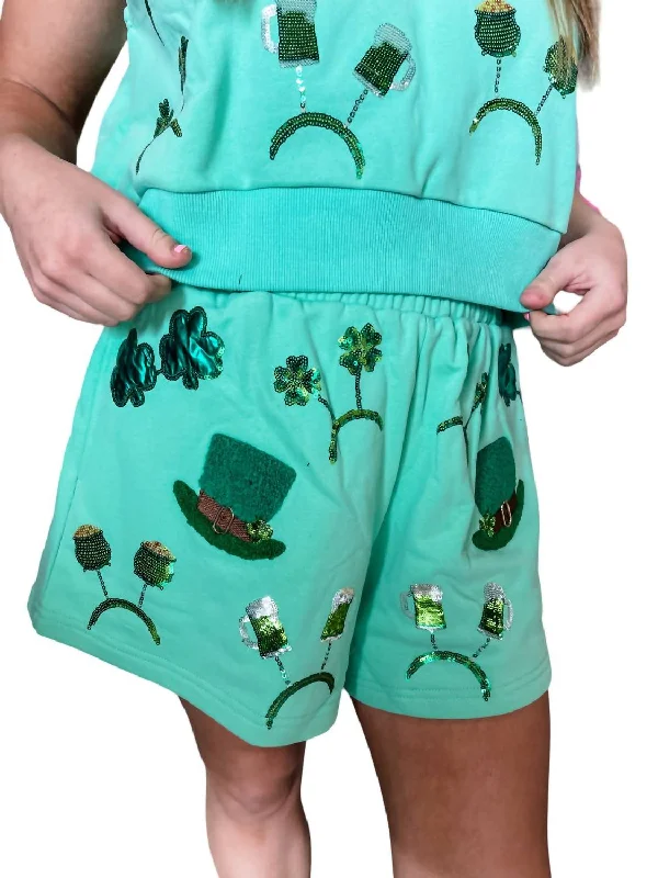 Spd Icon Shorts In Green