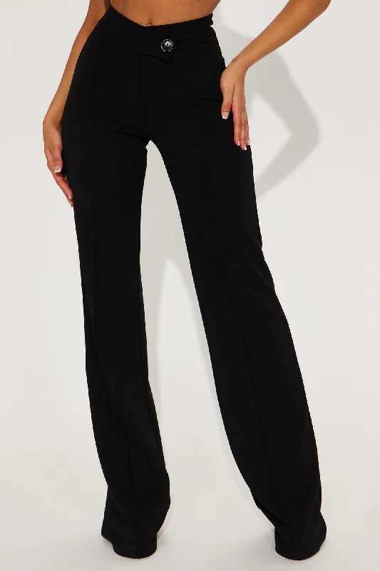 Tall Call It Even Wide Leg Dress Pants - Black