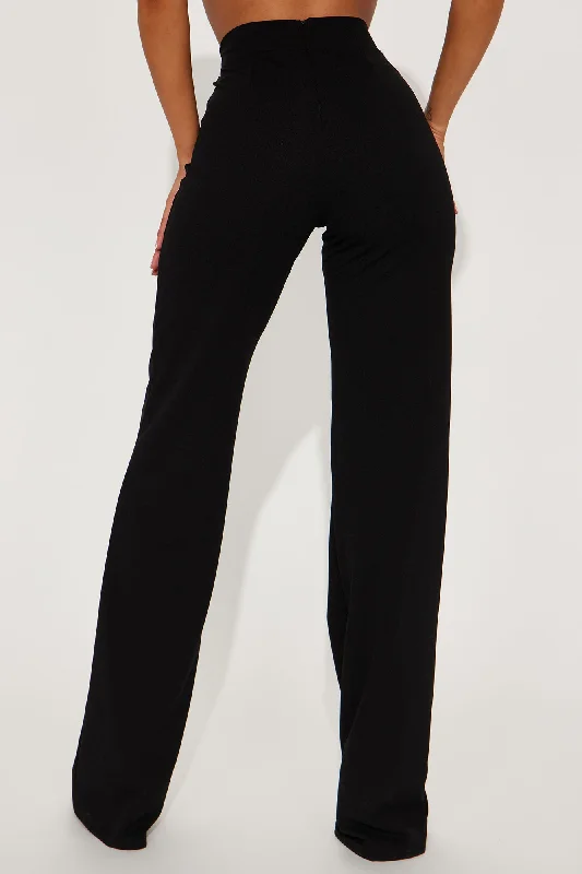 Tall Call It Even Wide Leg Dress Pants - Black