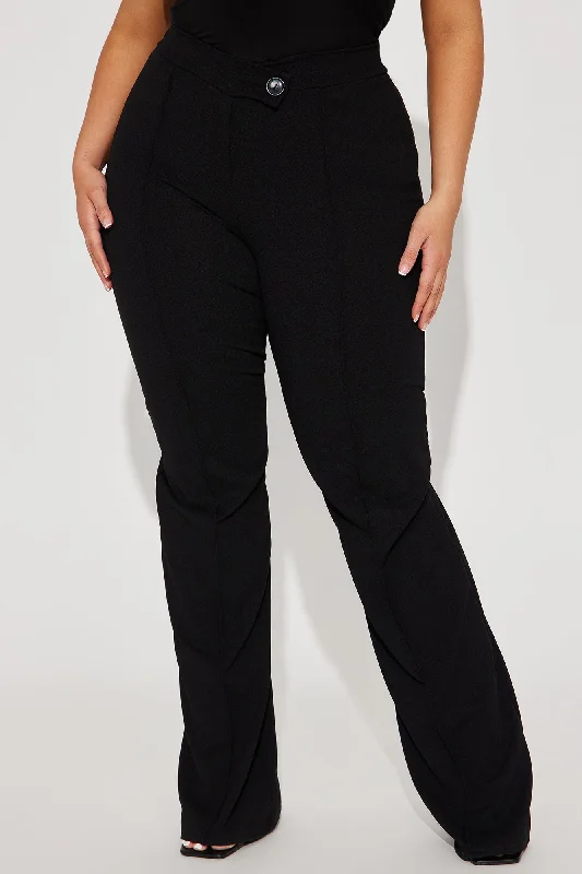 Tall Call It Even Wide Leg Dress Pants - Black