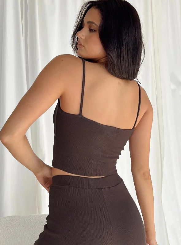 Organic Tamiah Top Brown