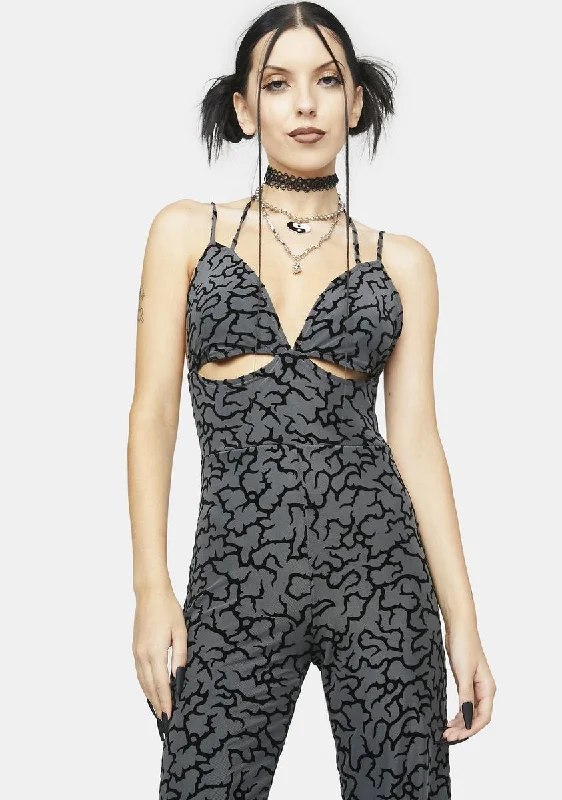 Tattoo Flock Trubi Cut-Out Jumpsuit