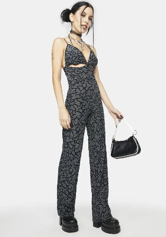 Tattoo Flock Trubi Cut-Out Jumpsuit