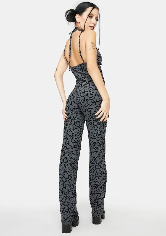 Tattoo Flock Trubi Cut-Out Jumpsuit