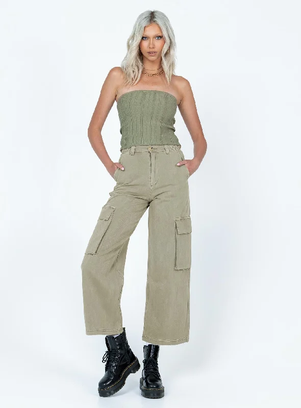 The Stevie Cargo Pants Khaki