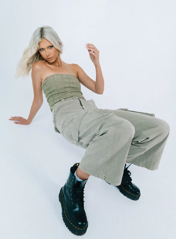 The Stevie Cargo Pants Khaki