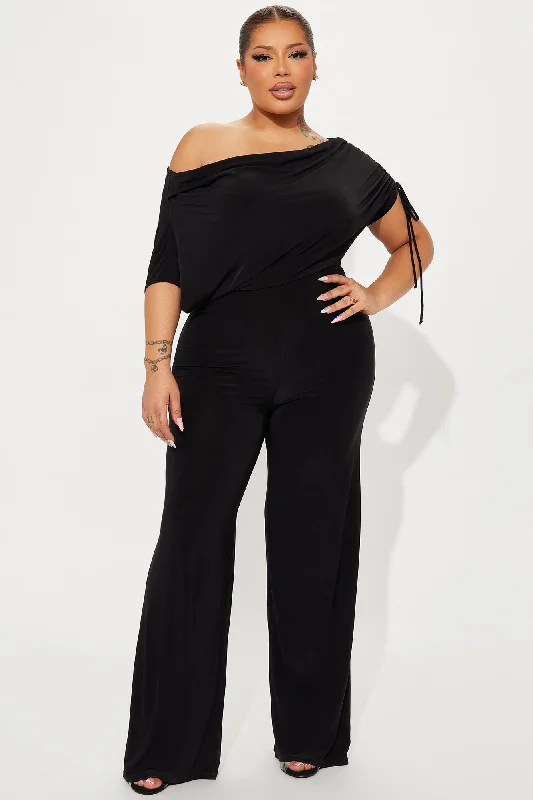 Think About It Jumpsuit - Black