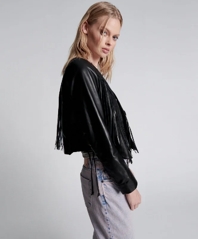 WANDERER FRINGED LEATHER JACKET