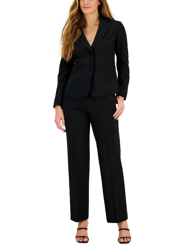 Womens 2PC Notch Collar Pant Suit