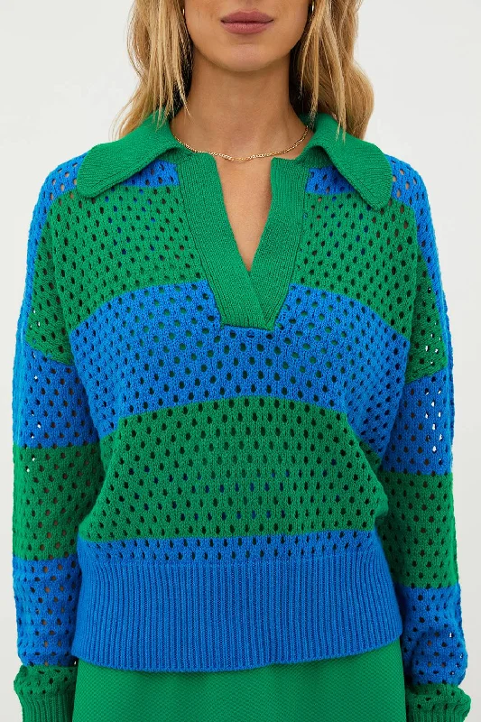 Wynn Top Garden Green Colorblock