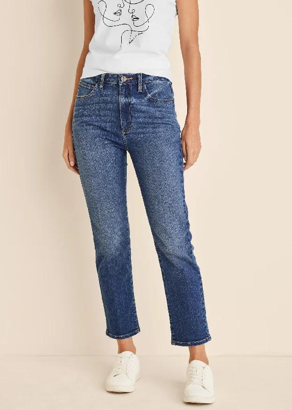 Audrey straight leg jeans - Medium Wash