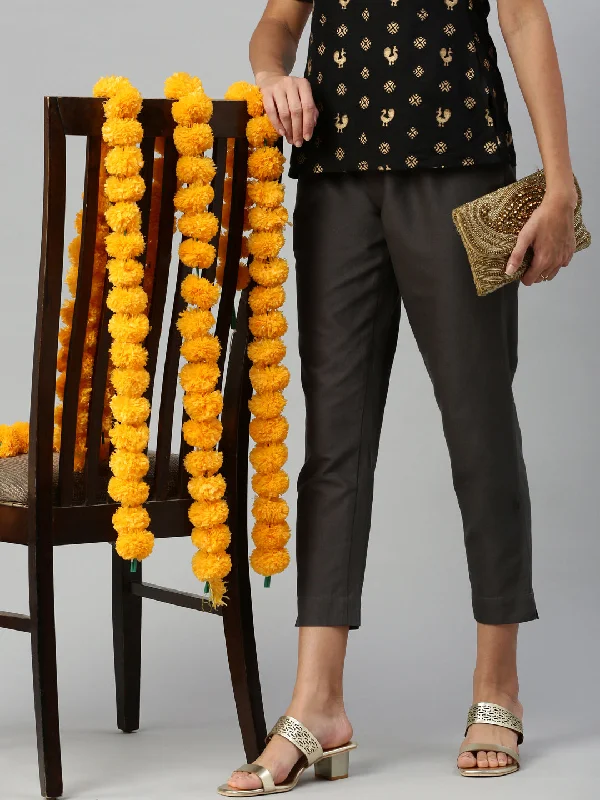 Woven Kurti Pant-Slate