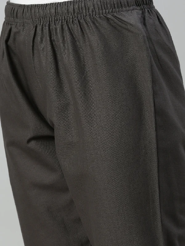 Woven Kurti Pant-Slate